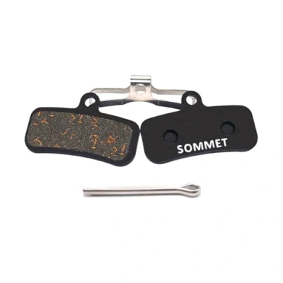 Image of SOMMET Resin and Semi Metallic Disc Brake Pads fit for Shimano Saint BR M810 M820 Zee M640 ZSPB19 1