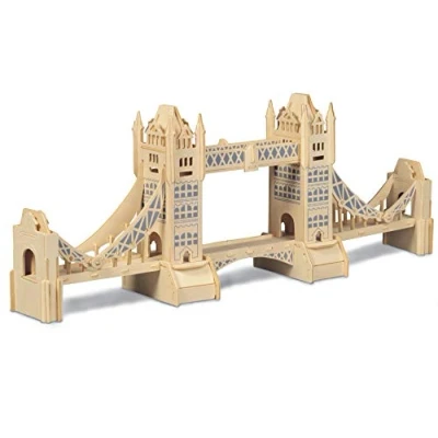 Image of Quay Tower Bridge Woodcraft Construction Kit FSC