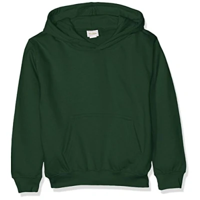 Image of AWDis Boy&#039;s Kids Hoodie, Green (Bottle Green), Large
