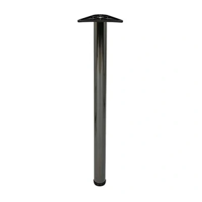 Image of DJM Direct Adjustable Worktop Support Table Leg 60mm (Matt Black)