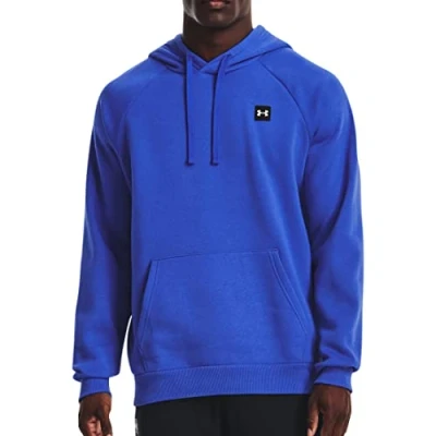 Image of Under Armour Mens Rival Fleece Hoodie Blue M