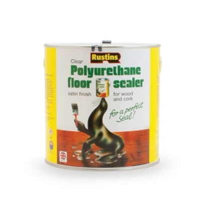 Image of Rustins Polyurethane Floor Sealer Satin 2.5L