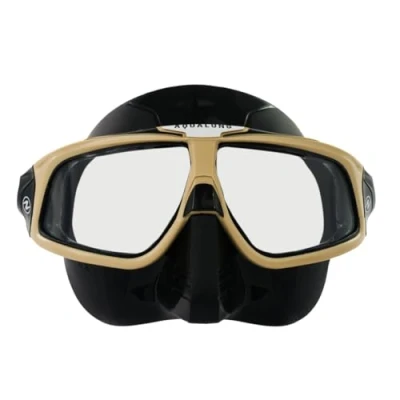 Image of Aqualung SPHERA X Adult mask with distortion free 180 panoramic vision, anti fog and scratch lenses, sturdy EVA case, ideal for scuba diving, freediving snorkelling.