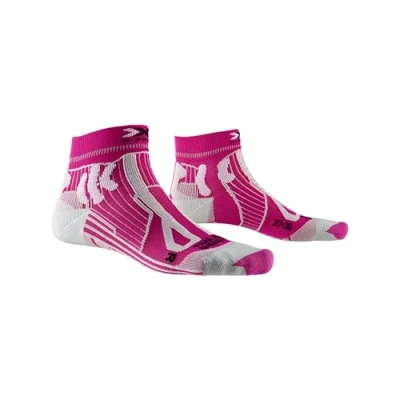 Image of X Socks Women Trail Run Energy Flamingo Pink/Pearl Grey, Size: 35 36