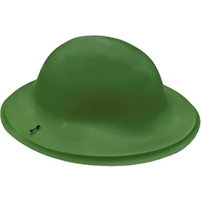 Image of Quickdraw Green British Army Soldier Helmet WWII World War 2 Tommy Fancy Dress Costume Accessory Hat Kids &amp; Adults