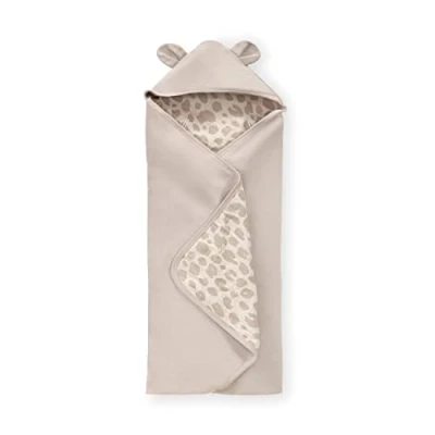 Image of hauck Snuggle N Dream, Leo Natural Cotton Baby Blanket for Car Seats, Bouncers, Prams and Cots 3 Point Harness 5 Harness, 80 x cm, Machine Washable