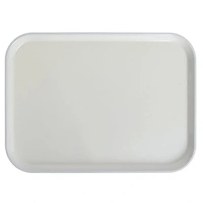 Image of Cambro Camtray Fibreglass Canteen Tray White 457mm