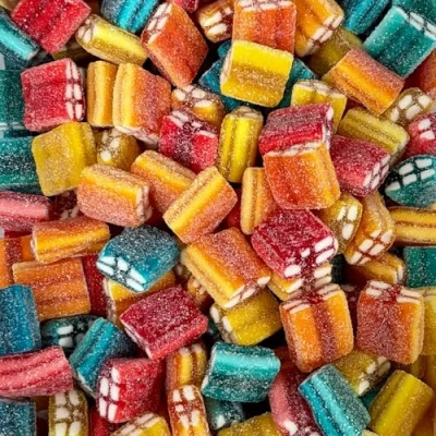 Image of Fizzy Bricks 700g Re Sealable Pouch by The Gourmet Sweet Company