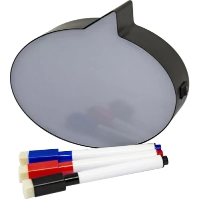 Image of New LED Light Speech Bubble Shape Message Display Box with Letters Symbols Word