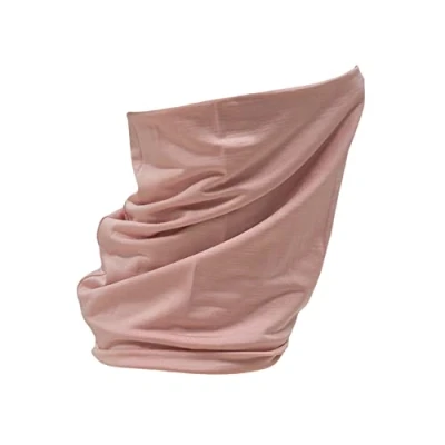 Image of Jasmine Silk Pure Snood/Scarf Neck Warmer Tube Balaclava (Pink)