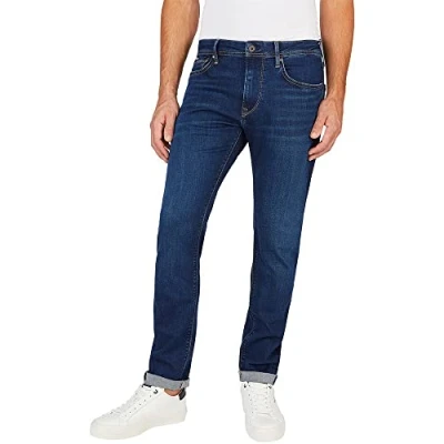 Image of Pepe Jeans Men&#039;s Stanley Jeans, Blue (Denim WN9), 33W / 30L