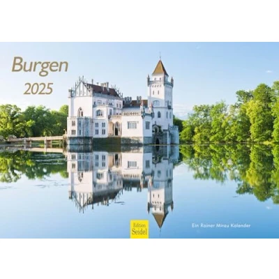 Image of Edition Seidel Premium Calendar Castles 2025 Format DIN A3 Wall Europe Germany Austria Great Britain Italy Bavaria Scotland Portugal Castle Rainer Mirau