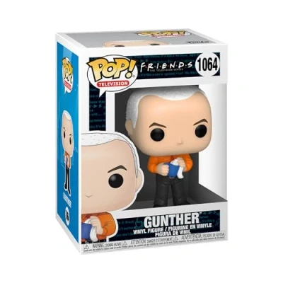 Image of Funko Pop! TV: Friends Gunther In Vest 1/6 Odds for Rare Chase Variant Collectable Vinyl Figure Gift Idea Official Merchandise Toys Kids &amp; Adults TV Fans Model Collectors