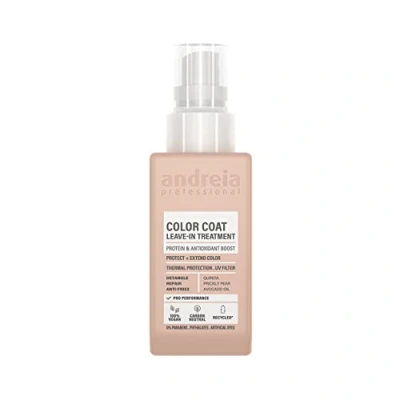 Image of Andreia Professional Colour Coat Hair Repair Leave In Treatment 100 ml Spray Damaged, Treated &amp; Dyed Anti Frizz, Detangle Extend