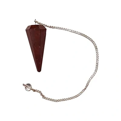 Image of VIE Naturals Pendulum with Chain, Red Jasper, One