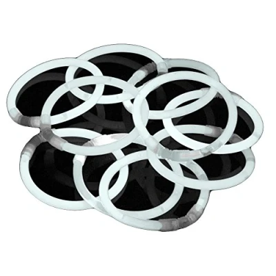 Image of The 100 Pack Premium Glowhouse Glow Stick Bracelets Individual Colours (White)