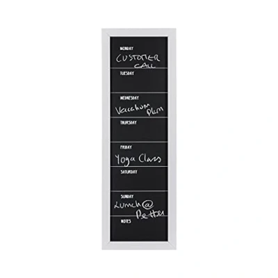 Image of Bi Office Chalkboard Week Planner, 300 x 900 mm, White Frame