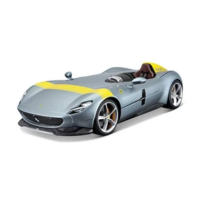 Image of Bburago B18 16013 18 Ferrari Monza Collectible Car, Gray