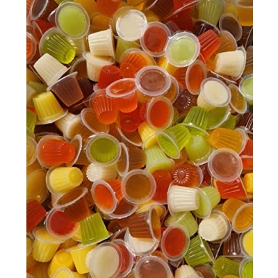 Image of 100 Reptile Jelly Pots Food, Fruit Cups for Lizards, Geckos, Ants, Birds, Parrots &amp; Feeder Insects (Mixed)