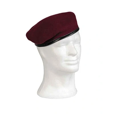 Image of Mil Tec Unisex Beret Hat 12401013 Bordeaux