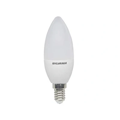Image of SYLVANIA 3w = 25w SES E14 Small Screw Cap LED Candle 2700K 4 x Pack Multi Pack: Bulbs 2.5 W 250 lm 827 2700 K White Bulb, Chip Technology