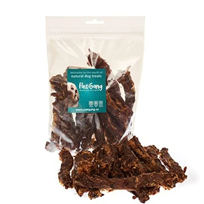 Image of PawGang Duck Neck 500g 100% Natural EU Sourced Treats for Dogs Puppies Young Adult Old Small and Large Dog Tasty Air Dried Chews Snacks Healthy Hypoallergenic Low Fat Grain Free BARF Raw