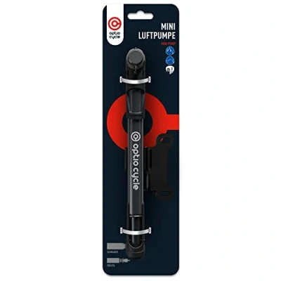 Image of Optio Cycle Mini Pump 120 PSI (8,3 Bar) Small Bike Pumps For All Bikes Portable Presta Valve Hand Bicycle