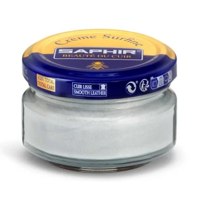 Image of Saphir Cream Surfine Shoe Polish ARGENT Métallisé 24 (RAL 9006)