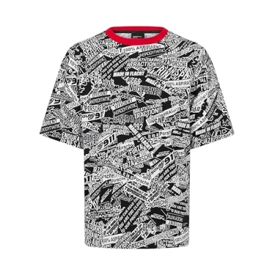 Image of Porsche Motorsport AOP Oversized Tshirt Black Size: 3XL