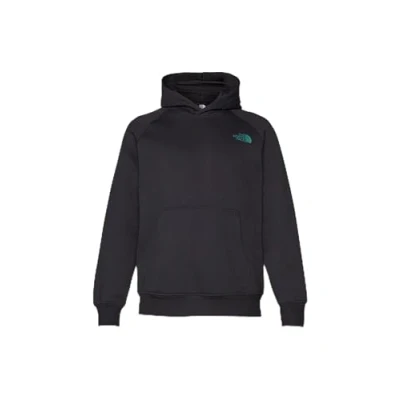 Image of The North Face Raglan BOX Tailgrid Infill Hoodie Hoodie, Men&#039;s, Size: Small, Black/deep nori