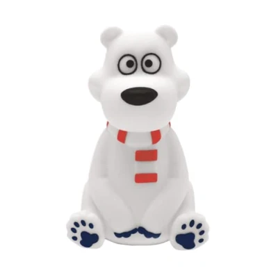 Image of LEXIBOOK NLJ01PB Polar Bear Color Nightlight for Children&#039;s Room, Colour Change, Smooth Light, Battery Included, White