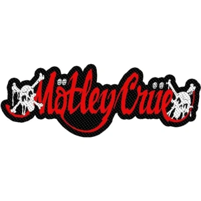 Image of MÖTLEY CRÜE Patch # 25 Dr. Feelgood Logo 10 x 4 cm Badge
