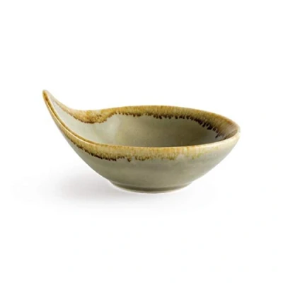 Image of Olympia Kiln Dipping Pot Moss 70Ml 246Oz Handled Serving Dishes Bowl 12pc