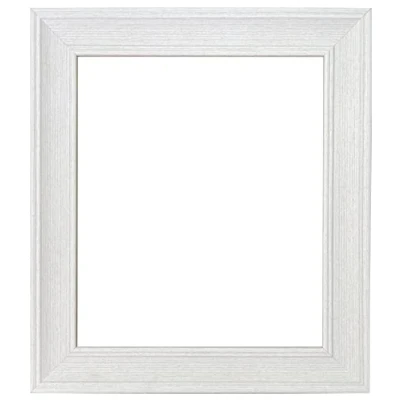 Image of FRAMES BY POST Scandi Picture Photo Frame White Limed 50 x 70 cm Plastic Glass