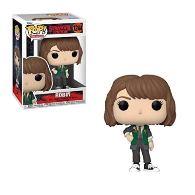 Image of Funko POP! TV: Stranger Things Robin Collectable Vinyl Figure Gift Idea Official Merchandise Toys for Kids &amp; Adults TV Fans Model Collectors and Display