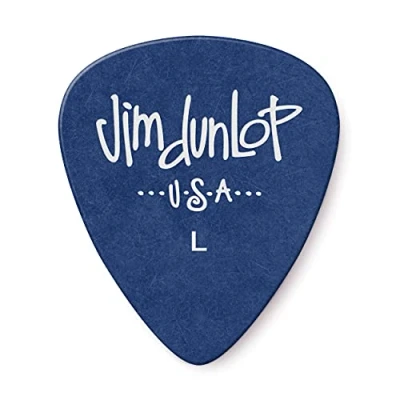 Image of Dunlop 479RLT Poly Picks, Blue, Light, 72/Bag