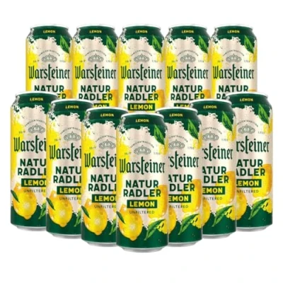 Image of Warsteiner Natur Lemon Radler 500ml Cans (12 pack) 2.0% ABV