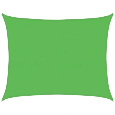 Image of vidaXL Sunshade Sail 160 g/m² Light Green 6x7 m HDPE
