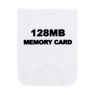 Image of Ruitroliker 128MB Memory Card Compatible for Wii GameCube NGC GC console White