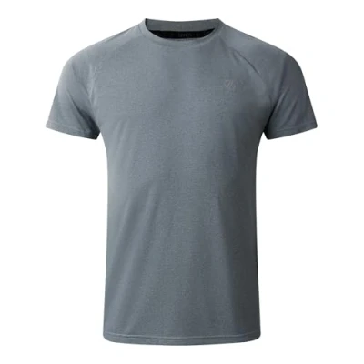 Image of Dare 2b Men&#039;s Lightweight Accelerate Fitness T Shirt Lead Grey, Size: M