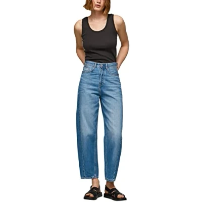 Image of Pepe Jeans Women&#039;s Addison Jeans, Blue (Denim HQ2), 24W / 32L
