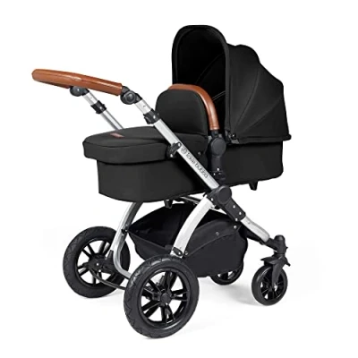 Image of Ickle Bubba Stomp Luxe all in one Travel System Silver/Midnight/Tan/ Pack Size 1