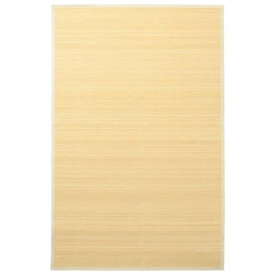 Image of vidaXL Rug Bamboo 100x160 cm Natural