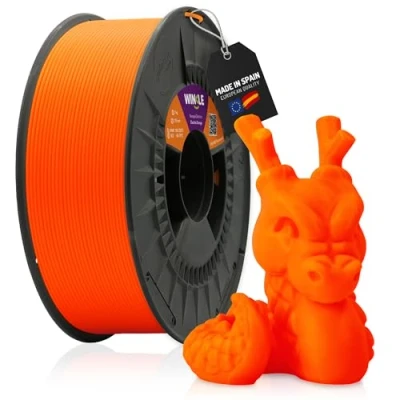 Image of Winkle PLA Filament 1.75 mm Printing 3D Printer Fluorescent Orange 1000 g Spool
