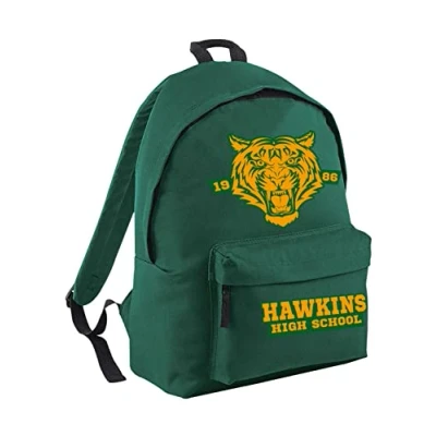 Image of Flip Hawkins Tigers High School Backpack Rucksack Bag Green