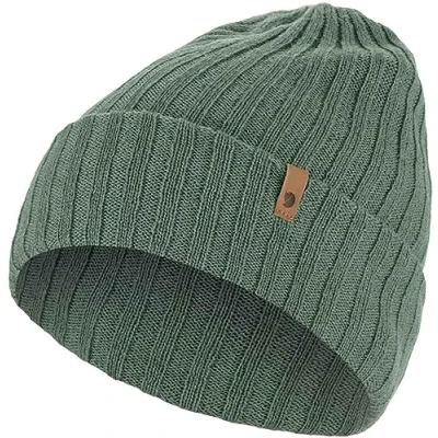 Image of Fjällräven Byron Thin Beanie, Plain, One Size, Green