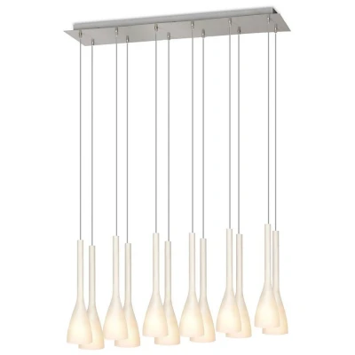 Image of Vase Straight Bar Pendant Ceiling Light Stainless Steel