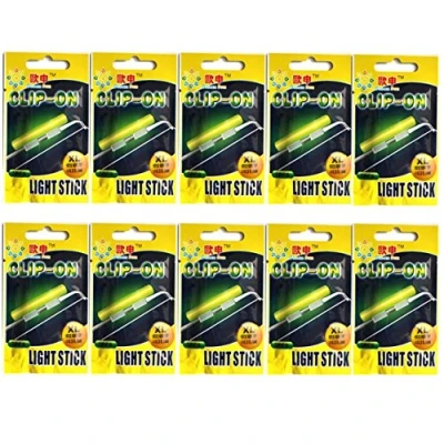 Image of QualyQualy Glow Sticks For Fishing Pole M L Xl Fluorescent Stick Light Night Fishing, Rod Tip 20 Pcs(10 Packs) (10Packs 3.3 3.7mm)