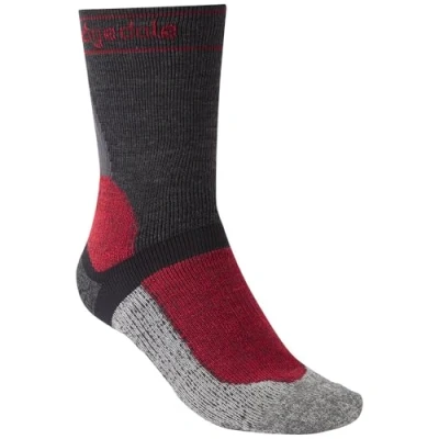 Image of Bridgedale MTB Winter Weight T2 Merino Sport Mens Boot Length Mountain Bike Socks Graphite, XL