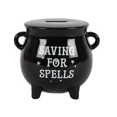 Image of something different Money Box, Ceramic, Black, 16 x x16centimeters